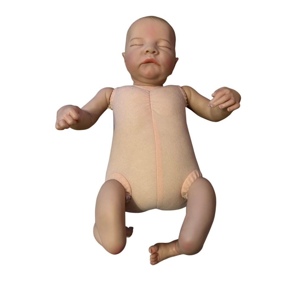 Reborn Baby Doll Hand Painted 16”